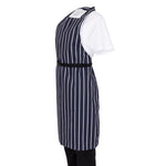 Tablier bavette Whites rayé marine et blanc — A530