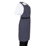 Tablier bavette Whites rayé marine et blanc — A530