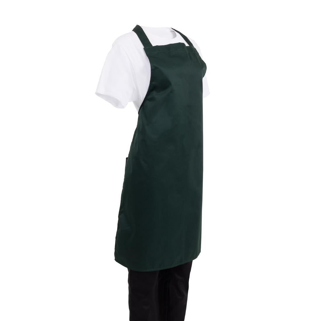 Tablier bavette Whites vert bouteille — A540