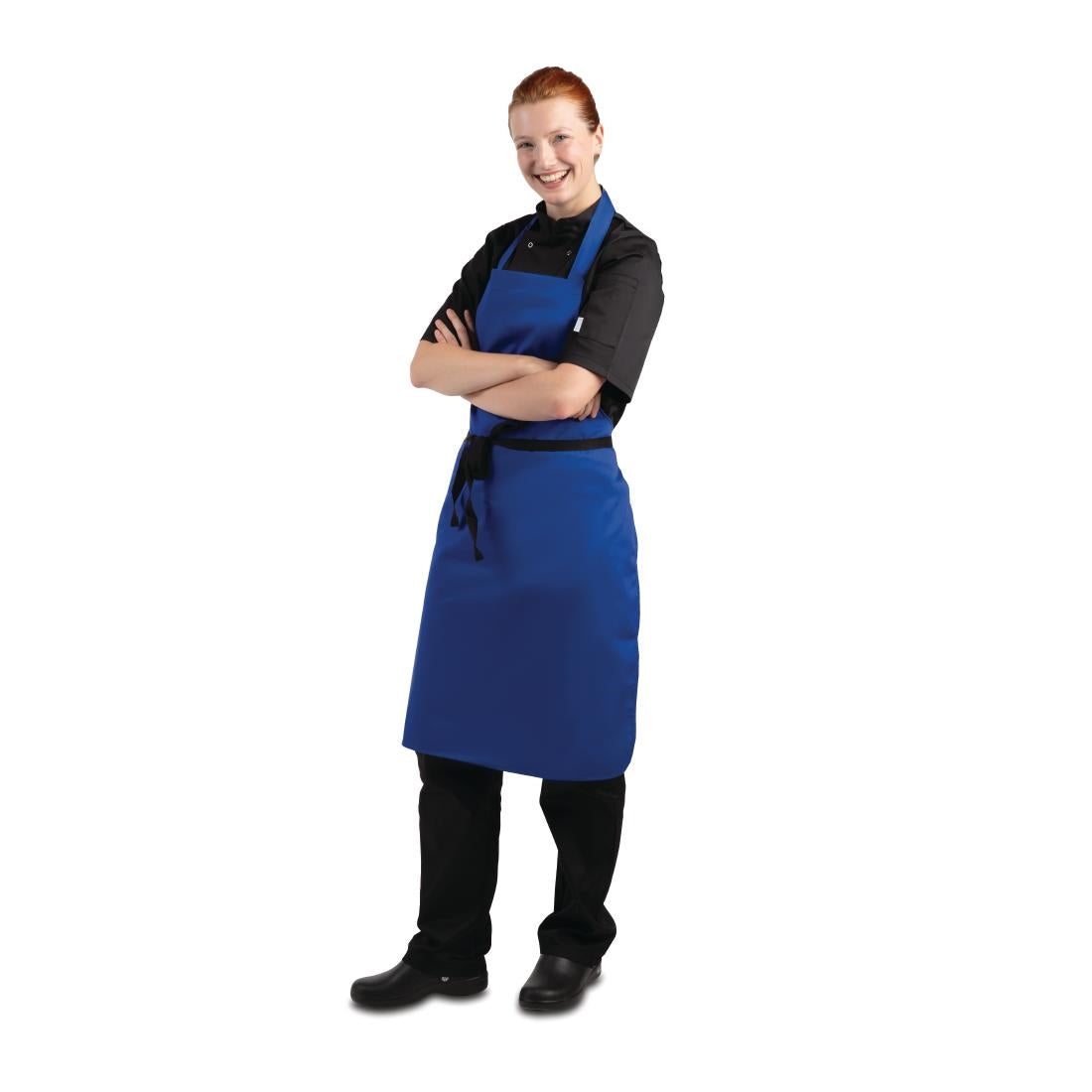 Tablier bavette Whites bleu roi — A542