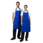 Tablier bavette Whites bleu roi — A542