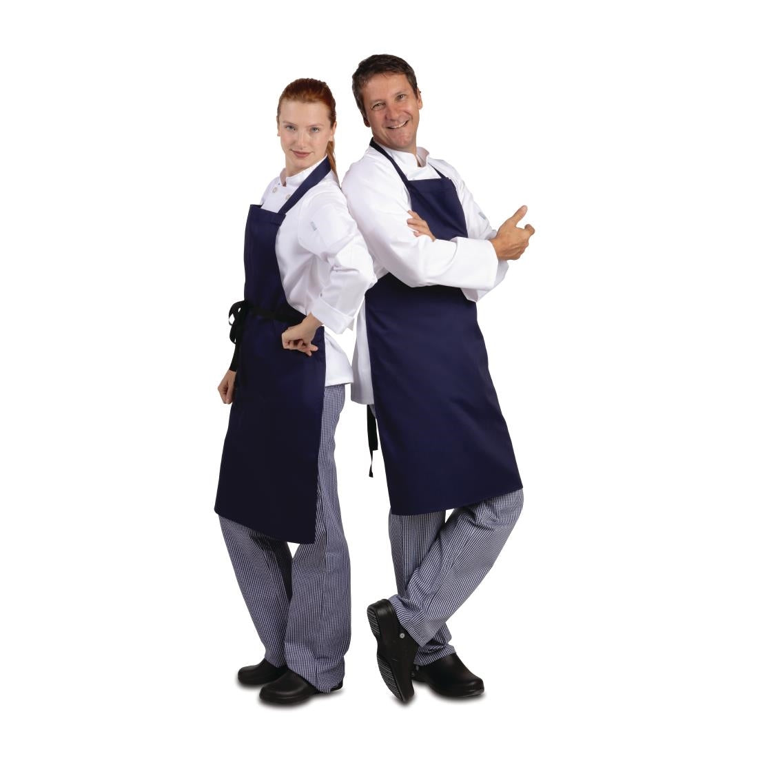 Tablier bavette Whites bleu marine — A543
