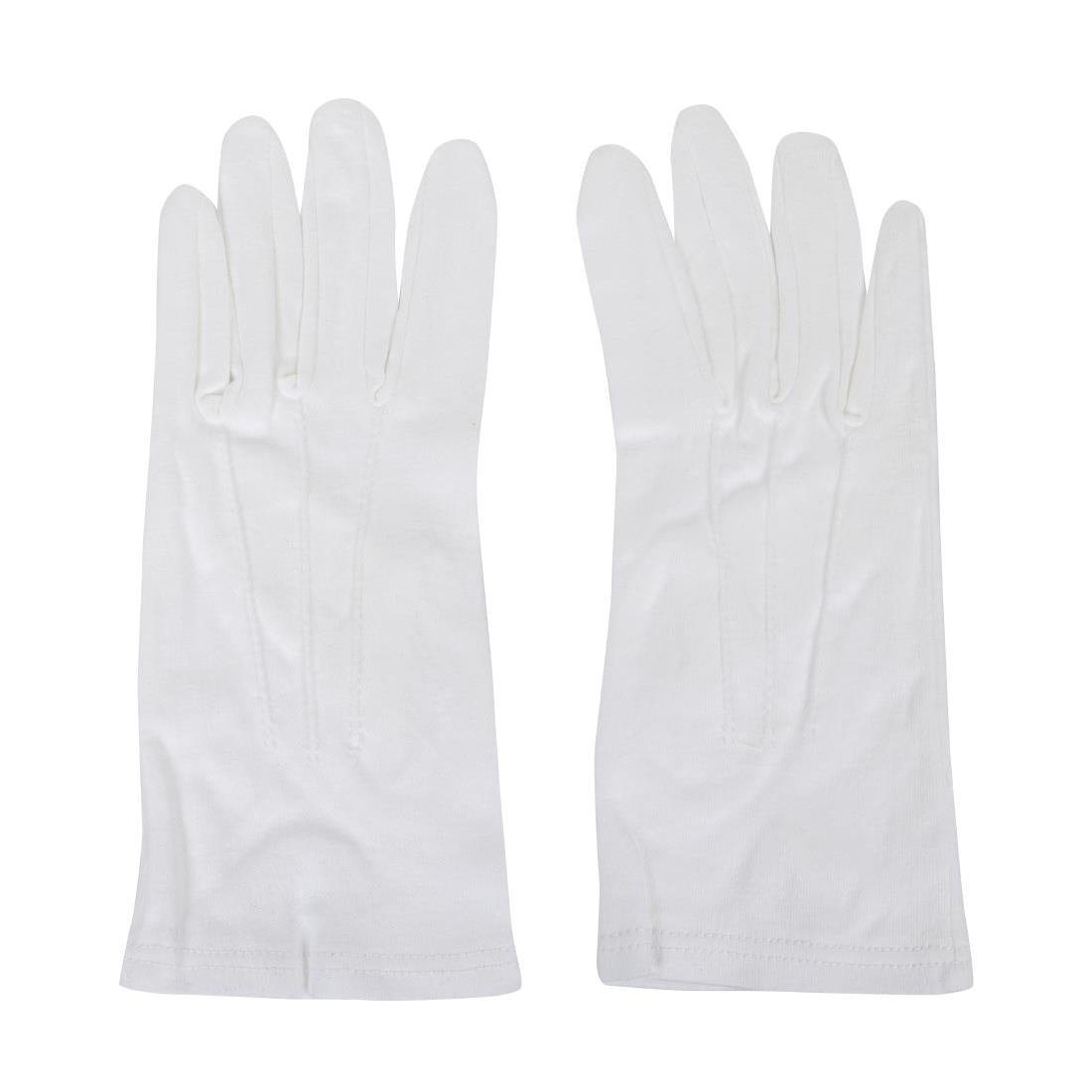 Gants de service pour homme blancs L/XL — A546-L