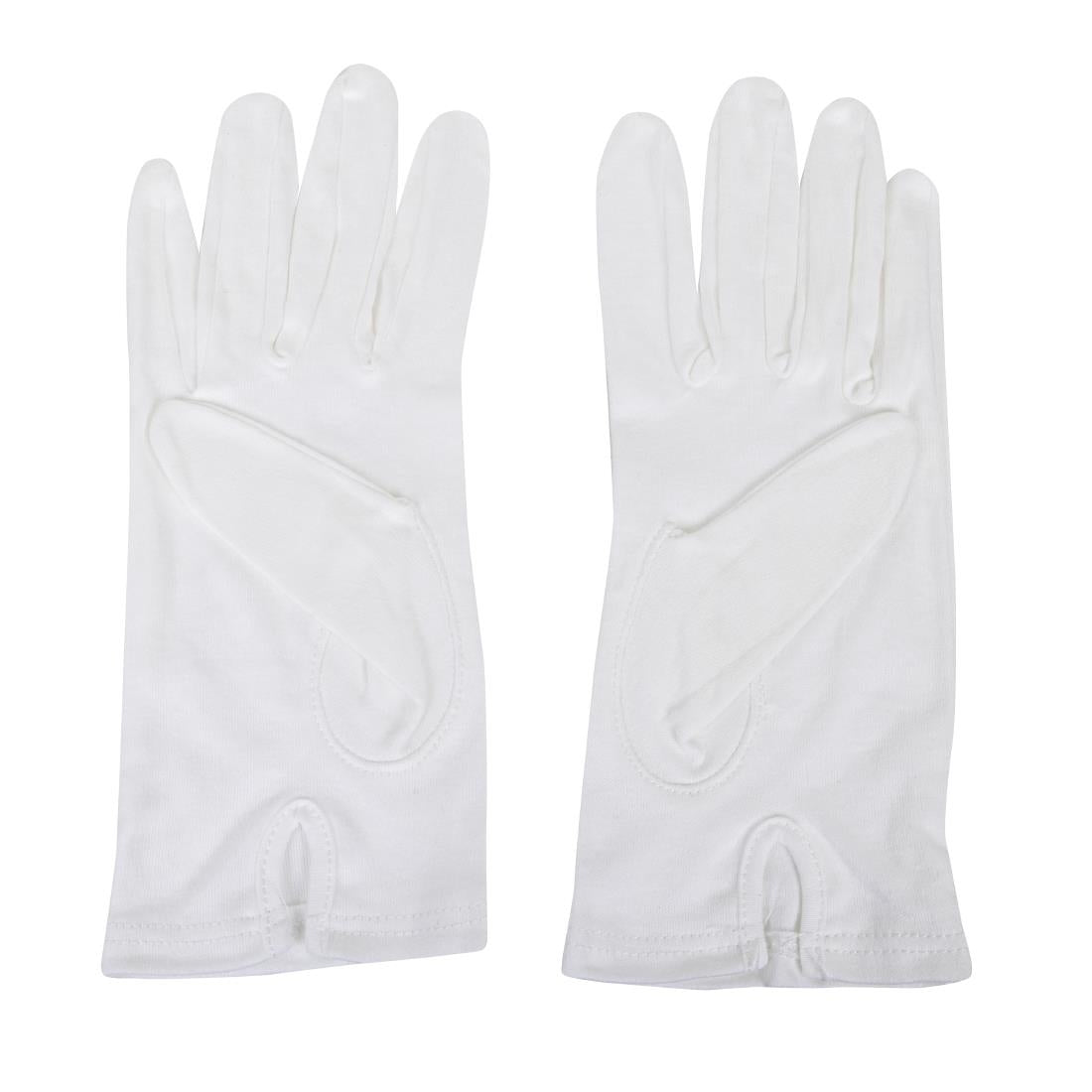 Gants de service pour homme blancs L/XL — A546-L