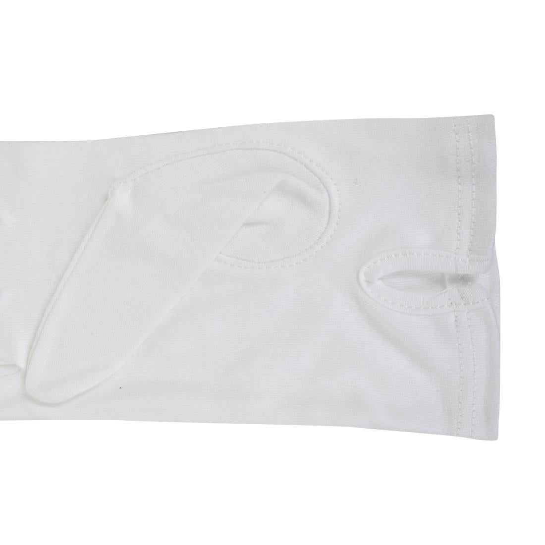 Gants de service pour homme blancs L/XL — A546-L