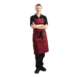 Tablier bavette Whites bordeaux — A557