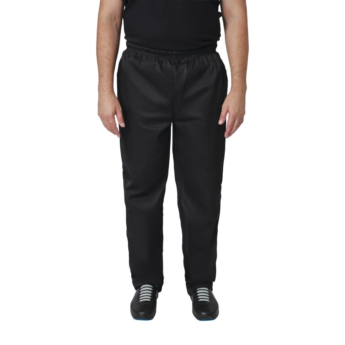 Pantalon de cuisine en polycoton Whites Vegas noir XXL — A582-XXL