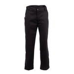 Pantalon de cuisine mixte Chef Works Professionnel chevrons noirs M — A674-M