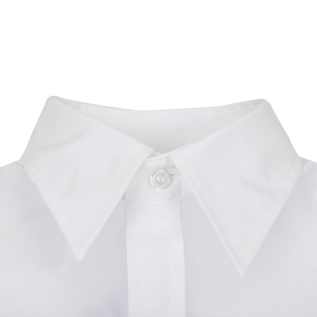 Chemise mixte Uniform Works manches longues blanche S — A730-S