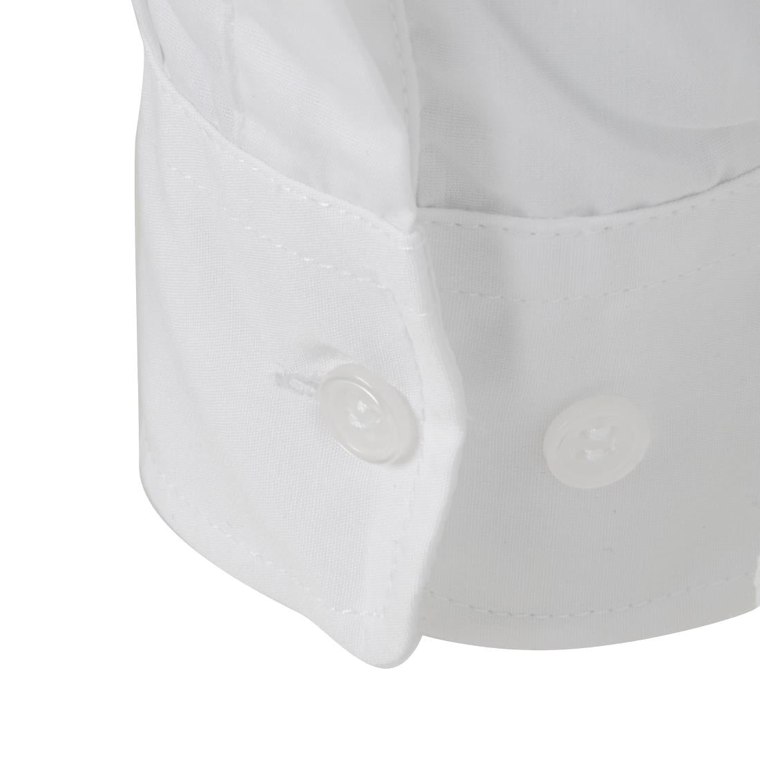 Chemise mixte Uniform Works manches longues blanche S — A730-S