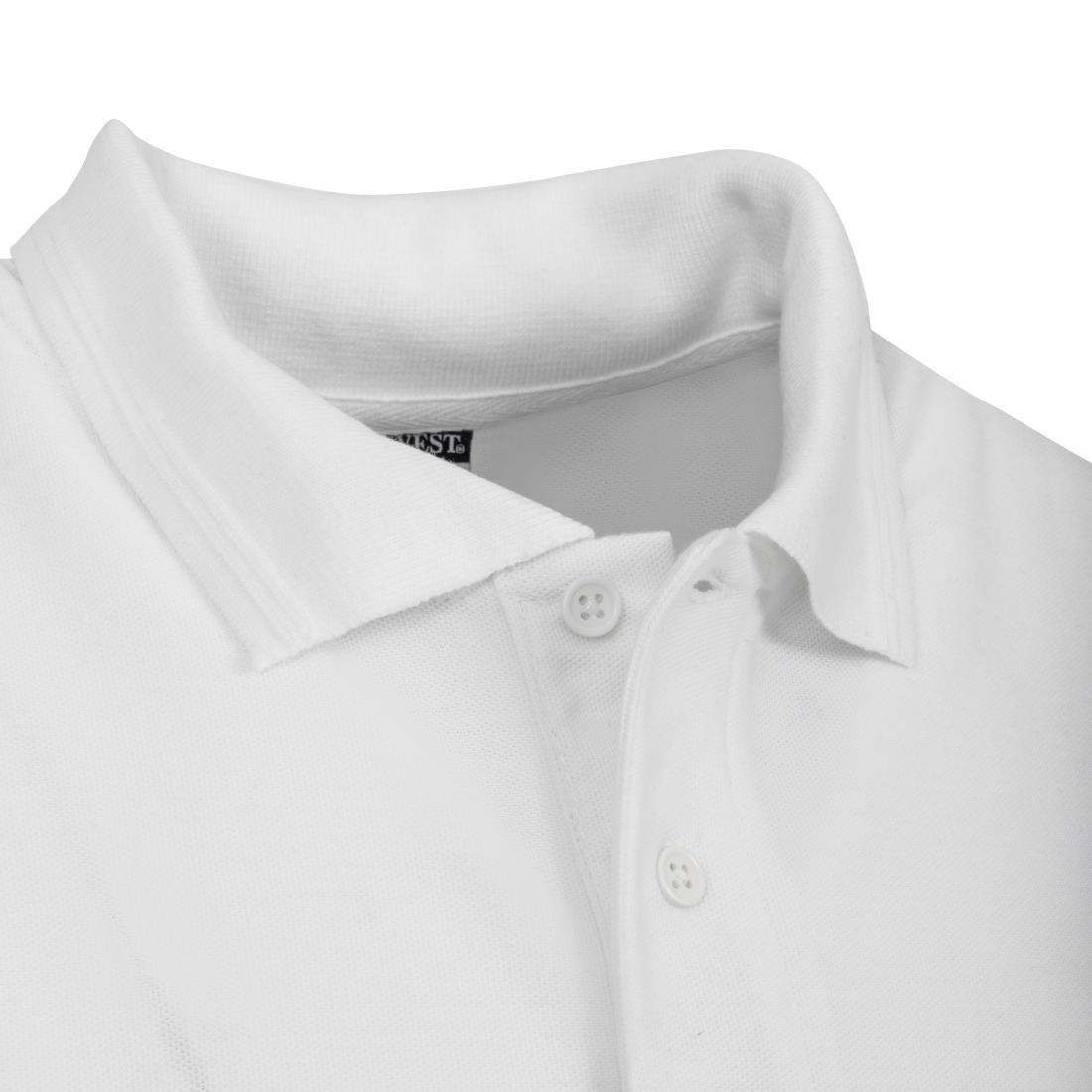 Polo mixte blanc S — A734-S