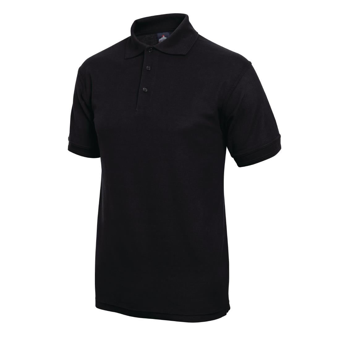 Polo mixte noir M — A735-M