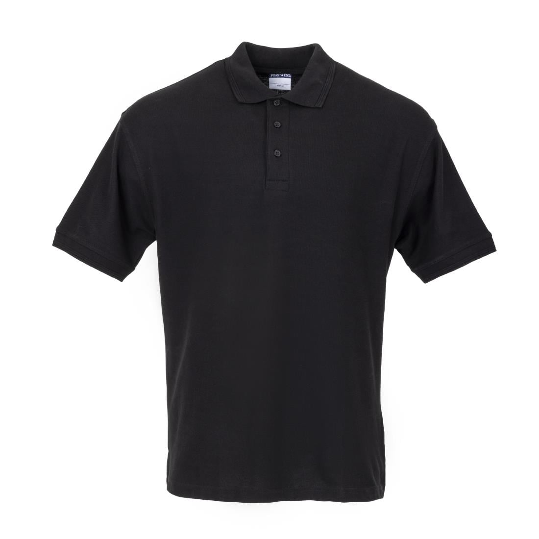 Polo mixte noir L — A735-L