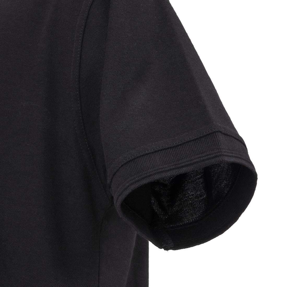 Polo mixte noir M — A735-M