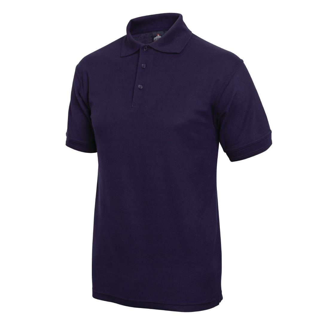 Polo mixte bleu marine L — A736-L