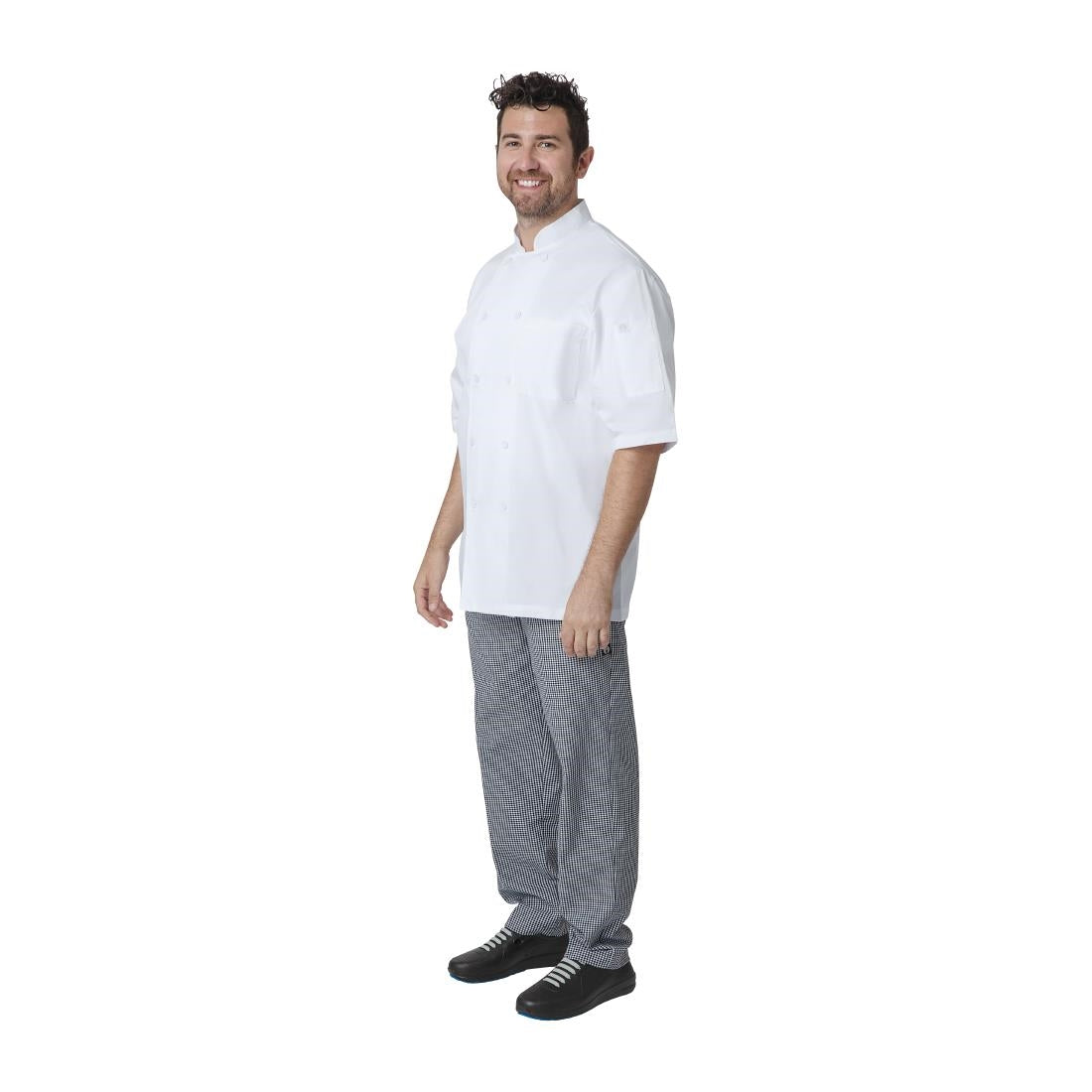 Veste de cuisine mixte blanche Chef Works Montreal Cool Vent L — A914-L