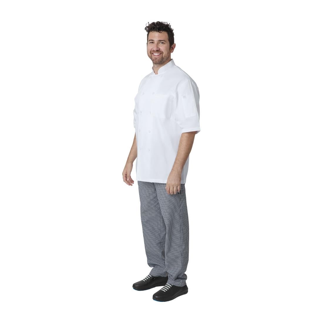 Veste de cuisine mixte blanche Chef Works Montreal Cool Vent S — A914-S