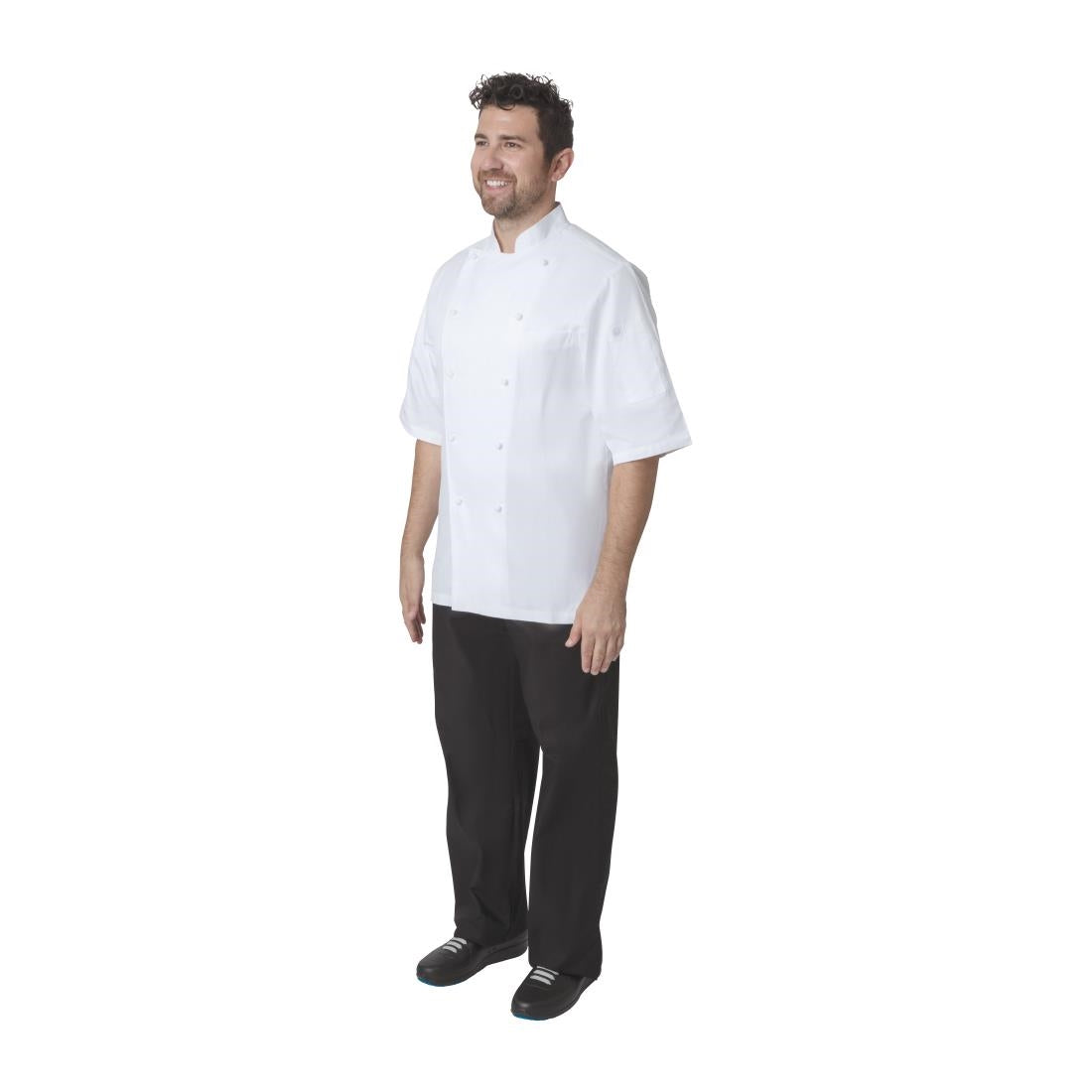 Veste de cuisine mixte Chef Works Executive Capri blanche EU56 — A915-56