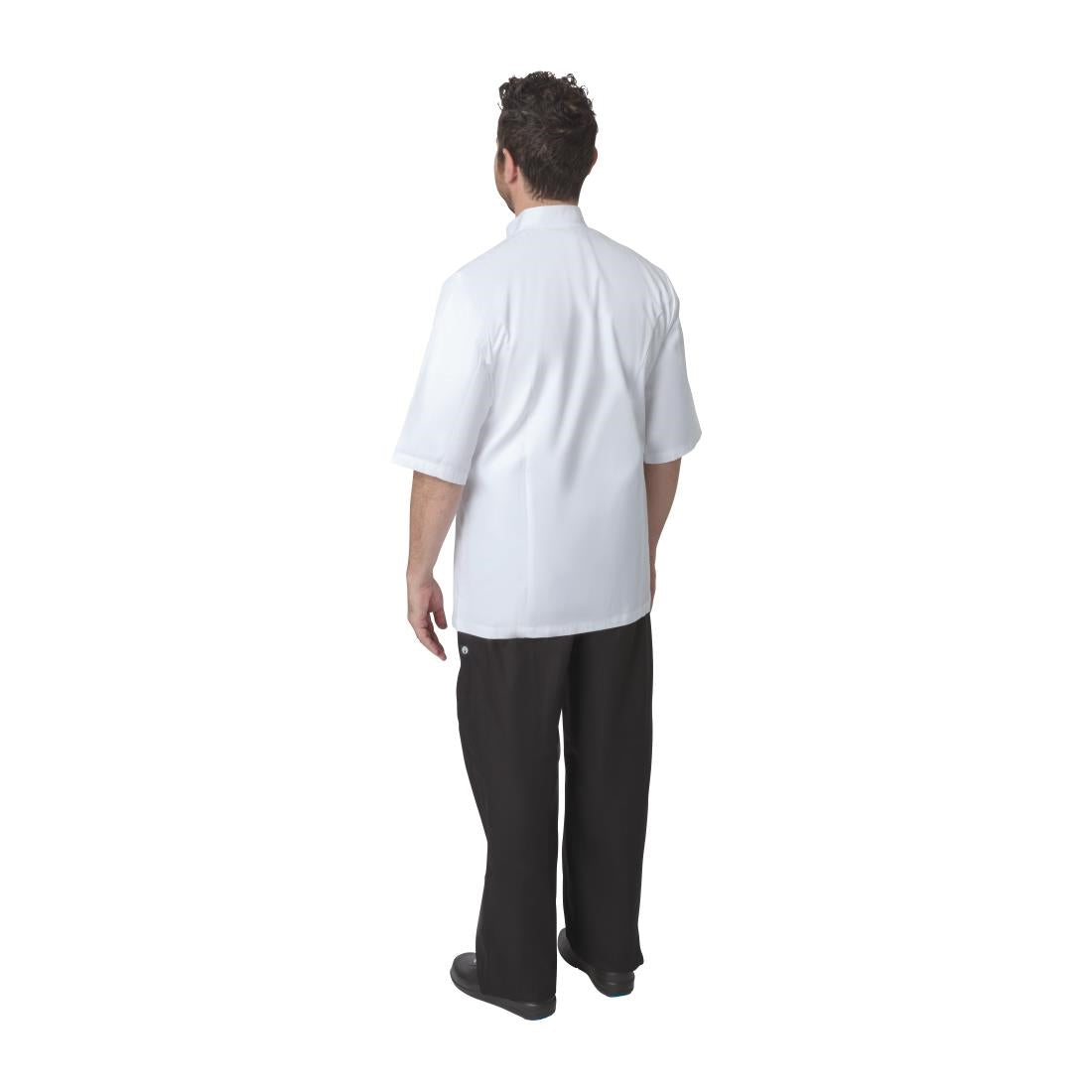 Veste de cuisine mixte Chef Works Executive Capri blanche EU56 — A915-56
