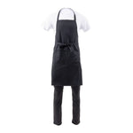 Tablier bavette Chef Works noir — A924
