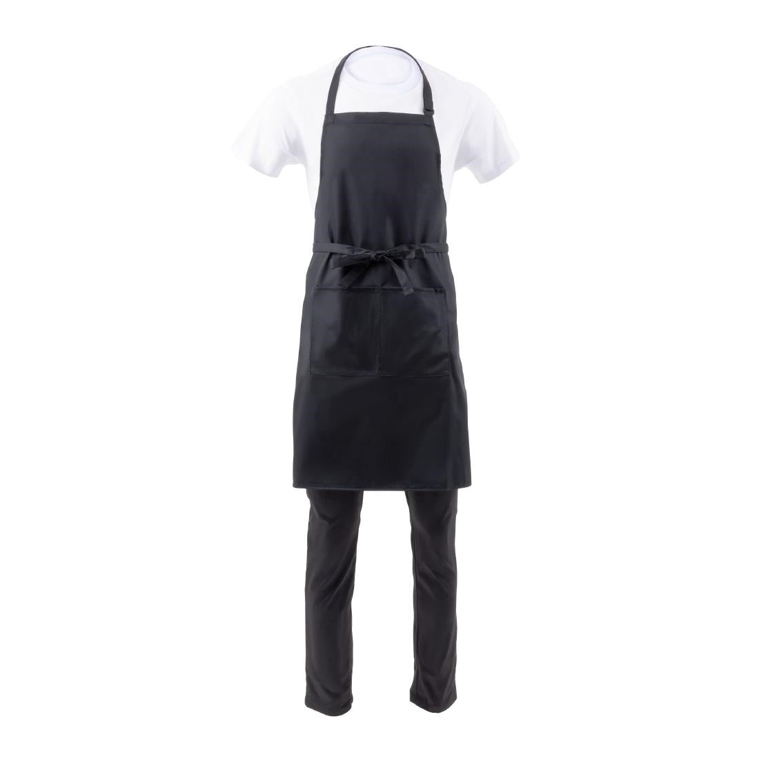 Tablier bavette Chef Works noir — A924