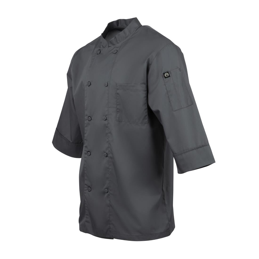 Veste de cuisine mixte Chef Works grise M — A934-M