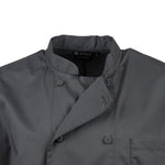 Veste de cuisine mixte Chef Works grise S — A934-S