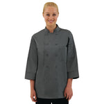 Veste de cuisine mixte Chef Works grise L — A934-L
