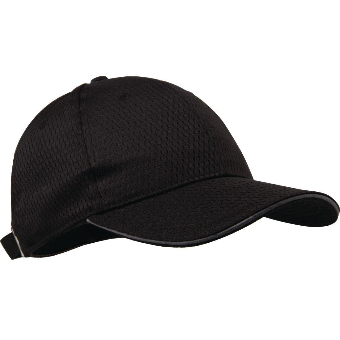 Casquette baseball Cool Vent Chef Works noire et grise — A942