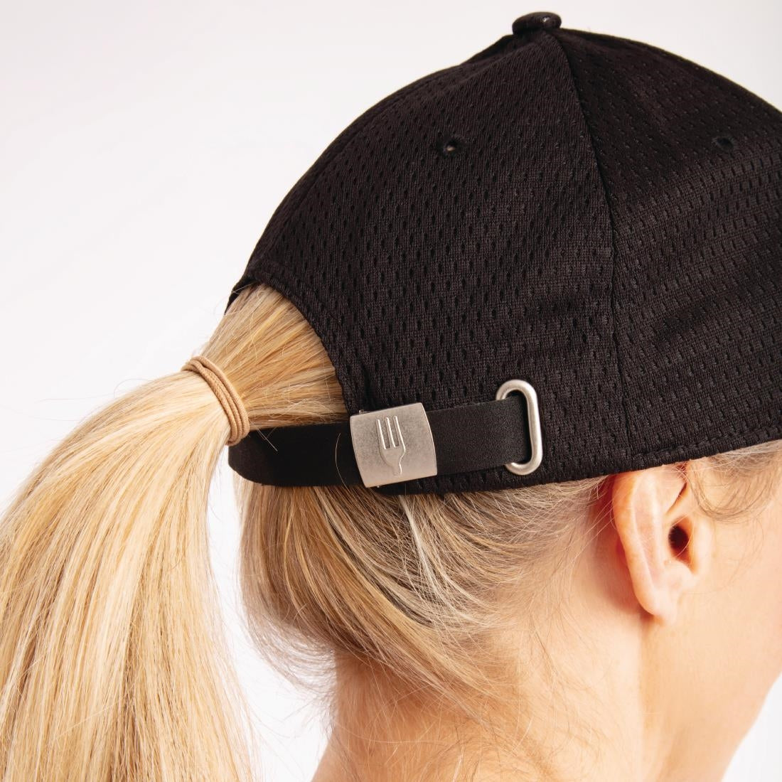 Casquette baseball Cool Vent Chef Works noire et rouge — A945