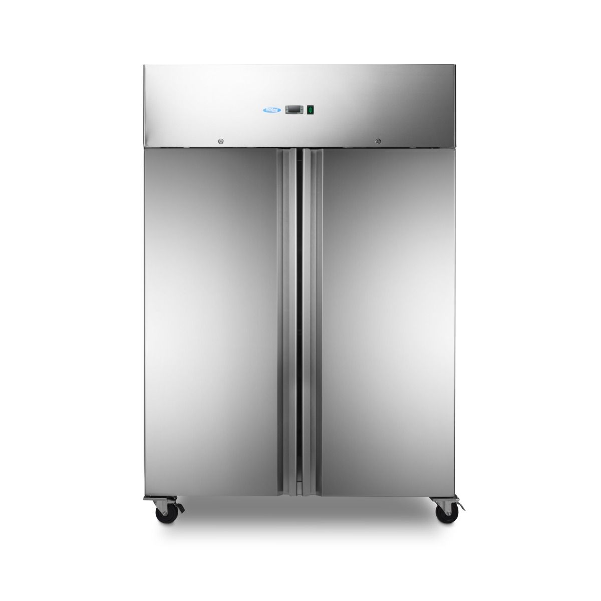 Réfrigérateur - 1400 L - 6 étagères réglables (2/1 GN) - sur roulettes - acier inoxydable – Maxima 09400020