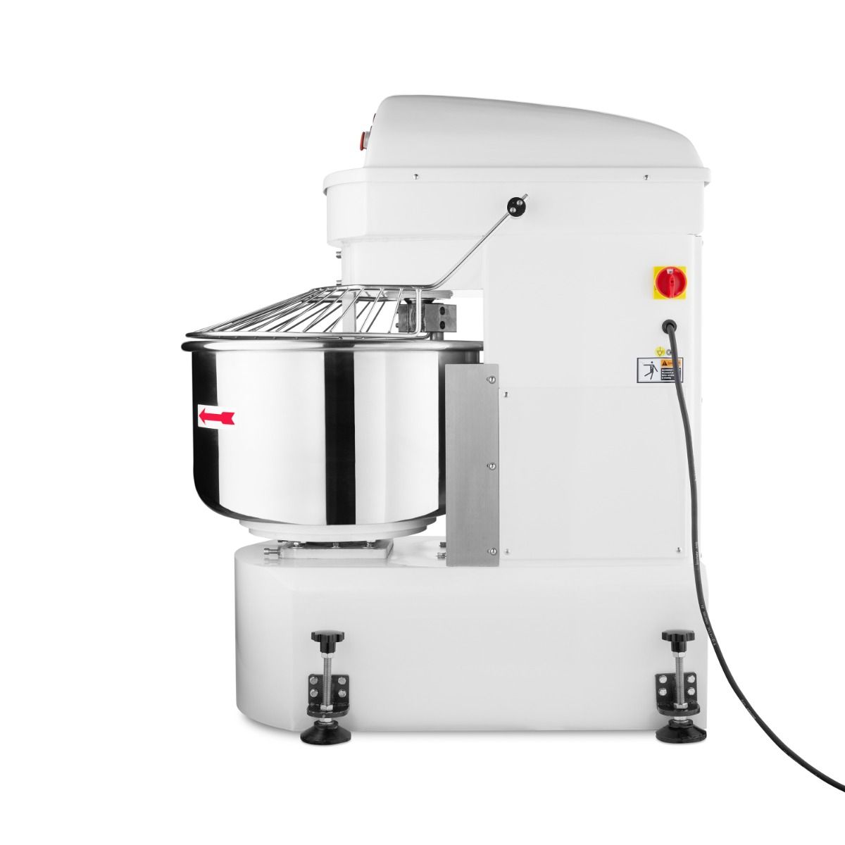 Pétrin à spirale / pétrin à pâte - 200 L - 120 kg de pâte - 2 vitesses - 400V – Maxima 09361150