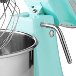 Mixer planétaire - 7 L - jusqu'à 2 kg de pâte - bleu – Maxima 09300152