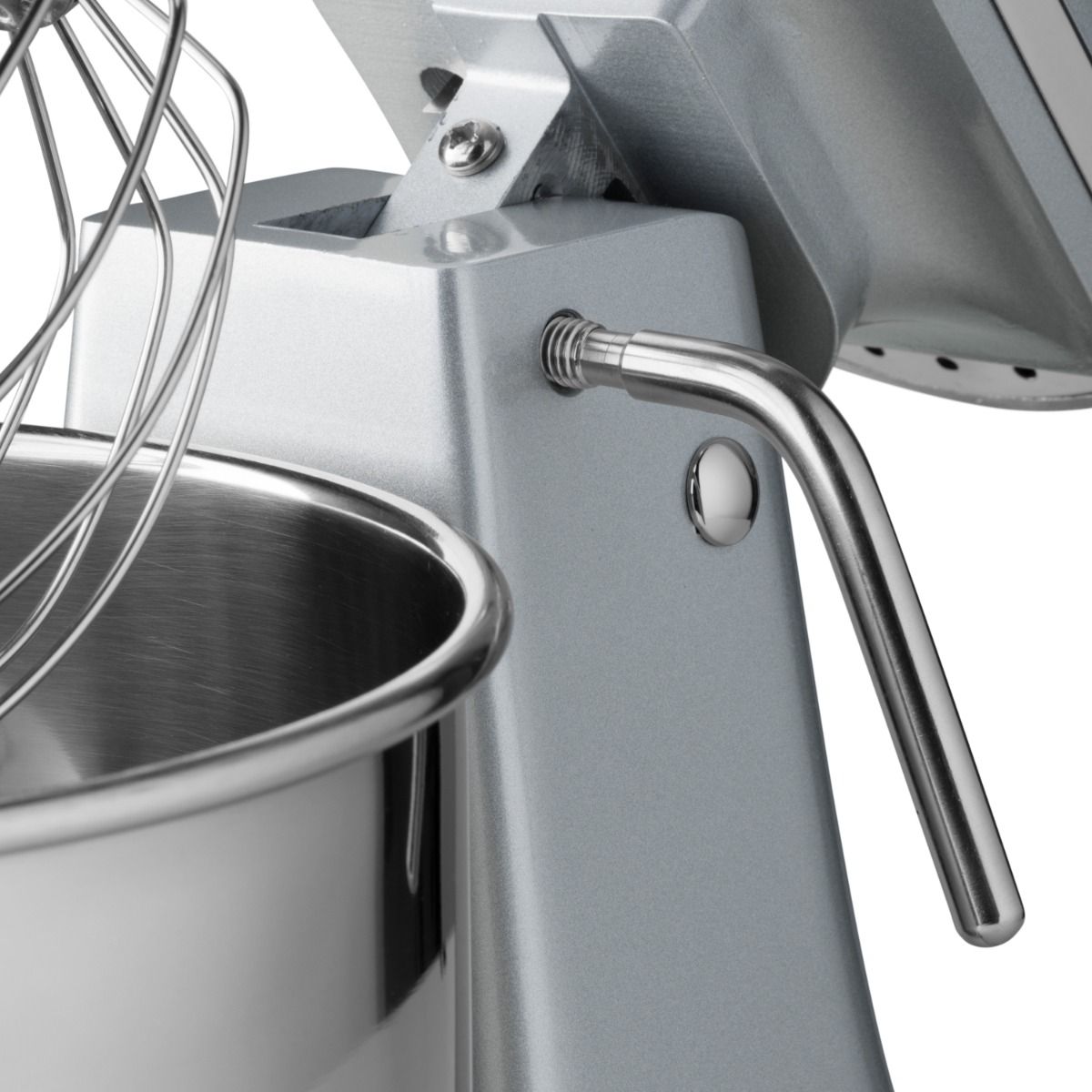 Mixer planétaire - 7 L - jusqu'à 2 kg de pâte - argent – Maxima 09360755