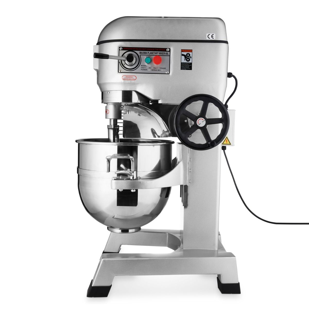 Mixer planétaire - 60 L - jusqu'à 30 kg de pâte - 3 vitesses – Maxima 09300180