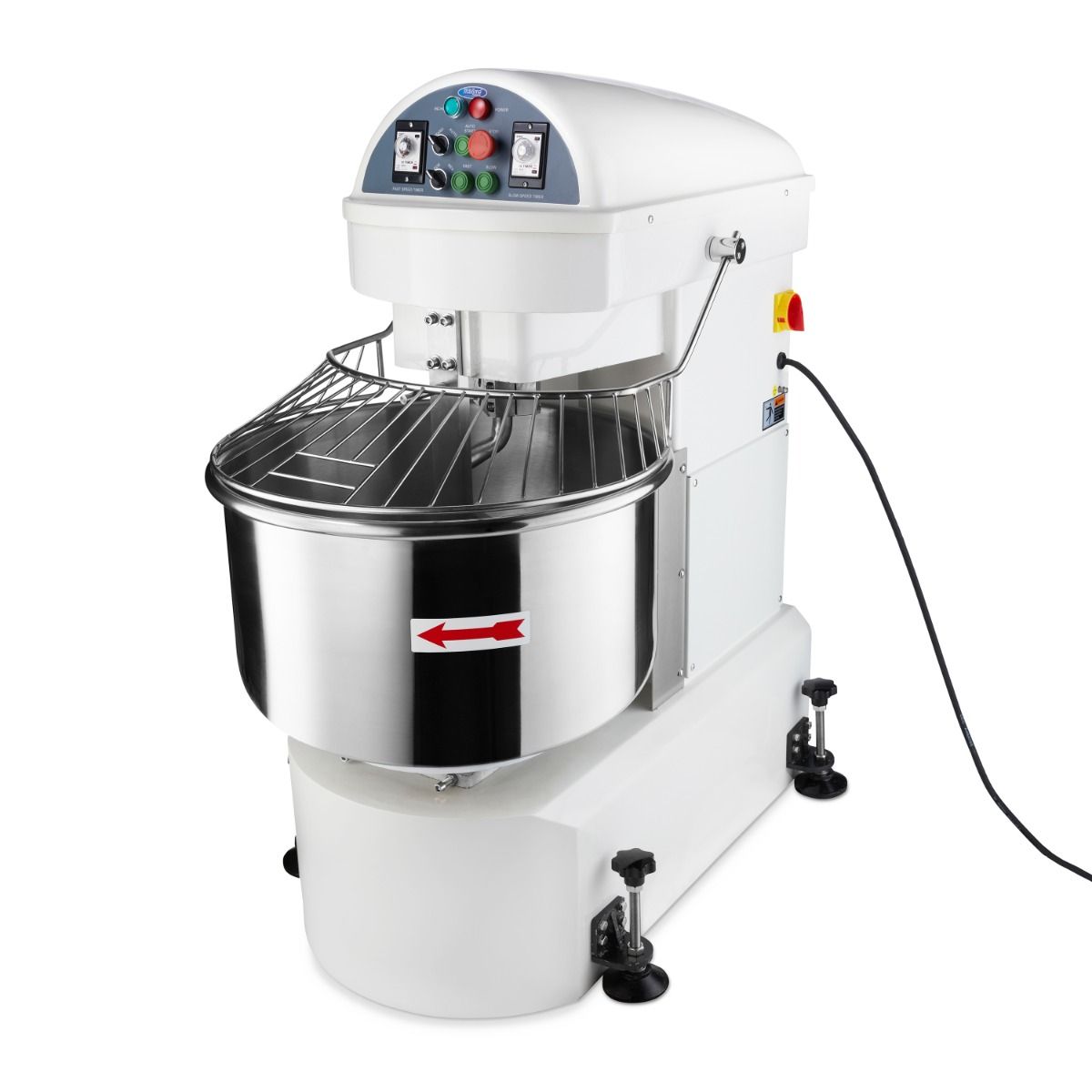 Pétrin à spirale / pétrin à pâte - 200 L - 120 kg de pâte - 2 vitesses - 400V – Maxima 09361150