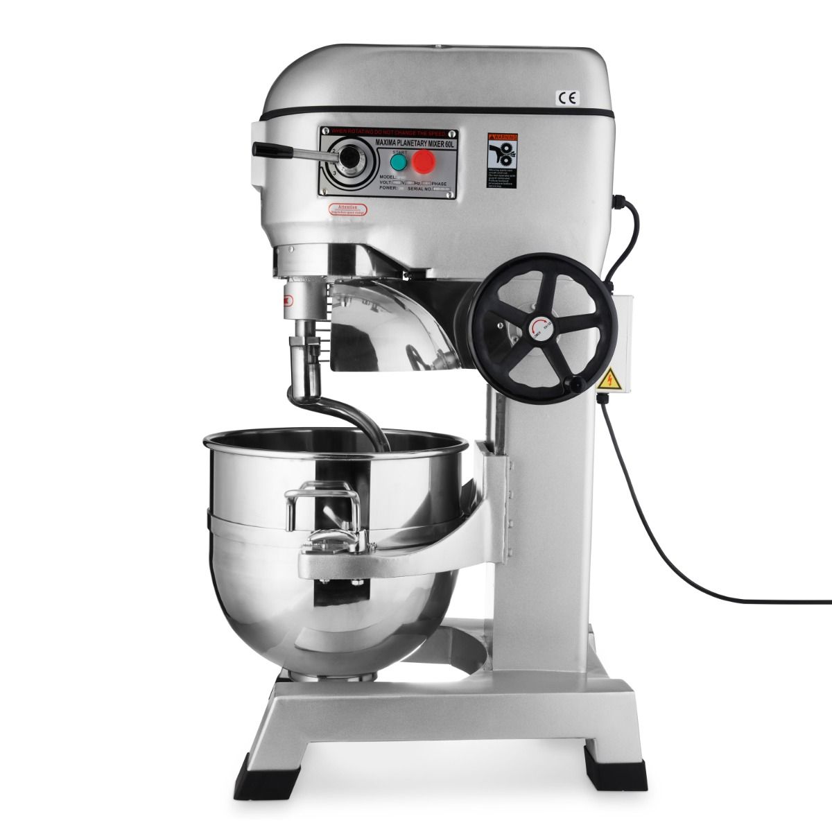 Mixer planétaire - 60 L - jusqu'à 30 kg de pâte - 3 vitesses – Maxima 09300180