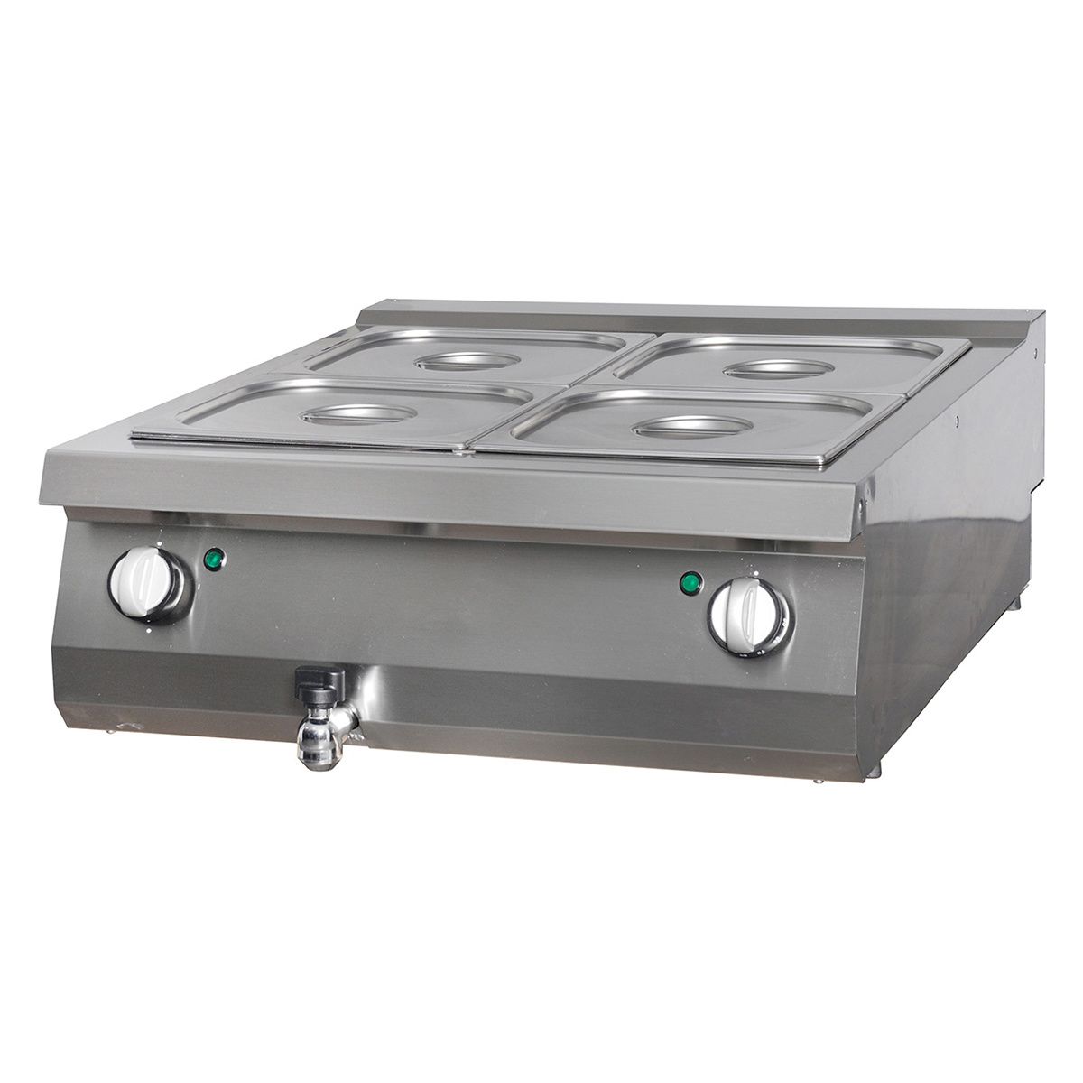 Premium bain marie - unité double - profondeur 90 cm - électrique – Maxima 09398633