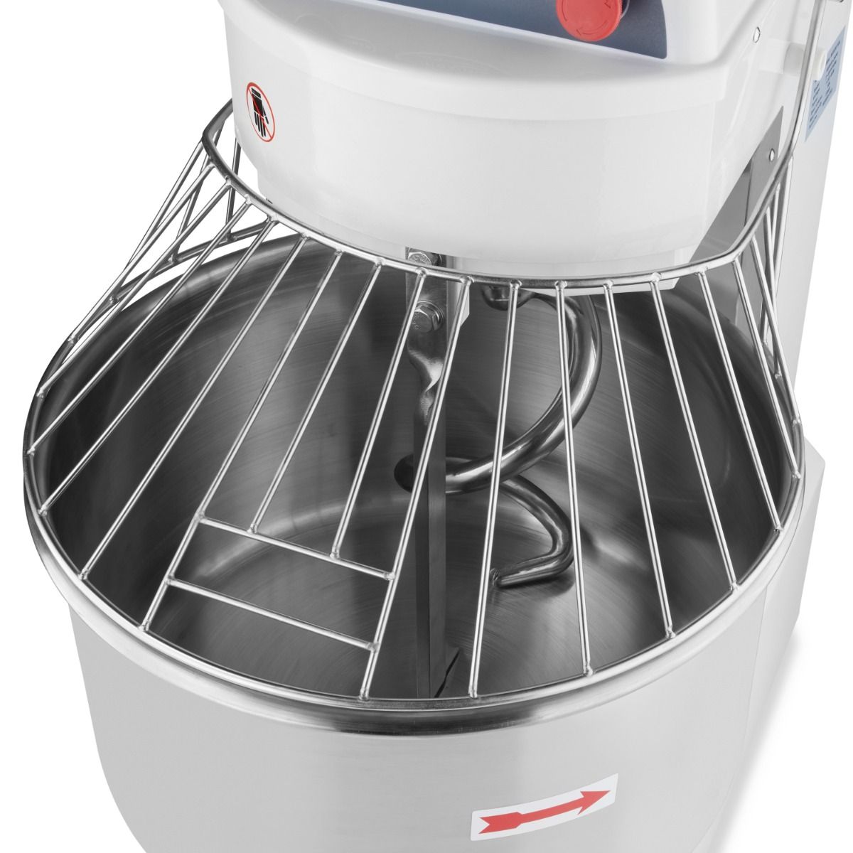Pétrin à spirale / pétrin à pâte - 50 L - 32 kg de pâte - 2 vitesses – Maxima 09361050