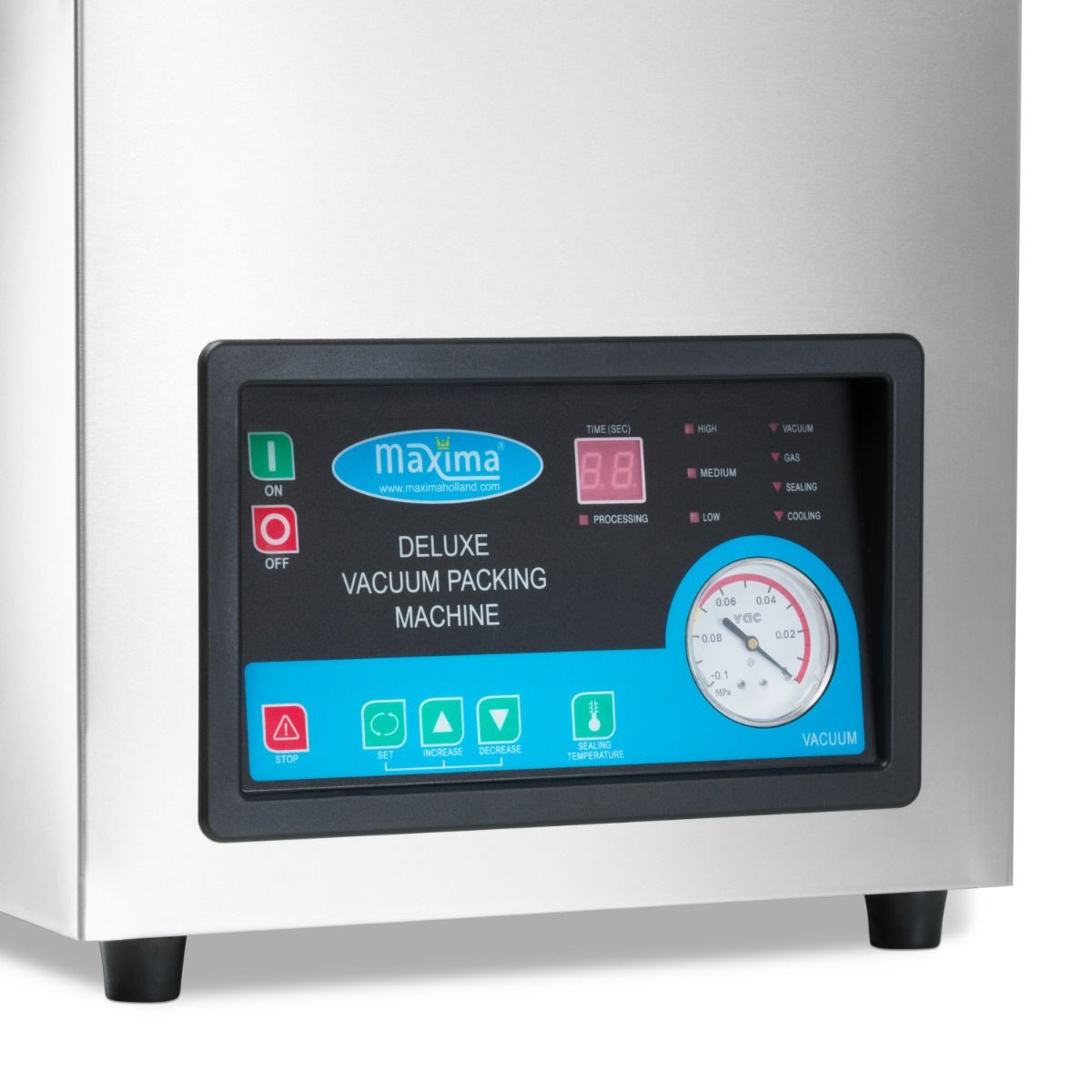 Machine à emballer sous vide - joint 44 cm - W22 x D46 x H46 cm chambre – Maxima 09300225