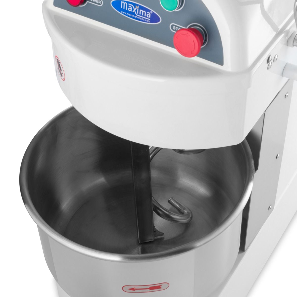 Pétrin à spirale / pétrin à pâte - 20 L - 13 kg de pâte - 2 vitesses – Maxima 09361020