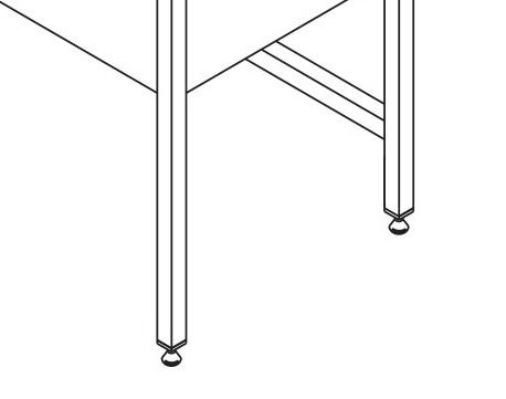 Table lave-vaisselle - 150 x 70 cm - avec 2 éviers et dosseret  – Maxima 09394085
