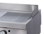 Premium plaque de gril - demi-rainuré - unité double - profondeur 90 cm - gaz – Maxima 09398571