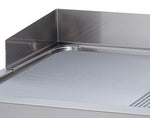 Premium plaque de gril - demi-rainuré - unité double - profondeur 90 cm - gaz – Maxima 09398571
