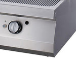 Premium plaque de gril - rainuré - unité double - profondeur 90 cm - gaz – Maxima 09398573