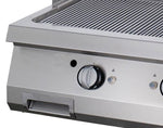 Premium plaque de gril - chrome rainuré - unité double - profondeur 90 cm - gaz – Maxima 09398574