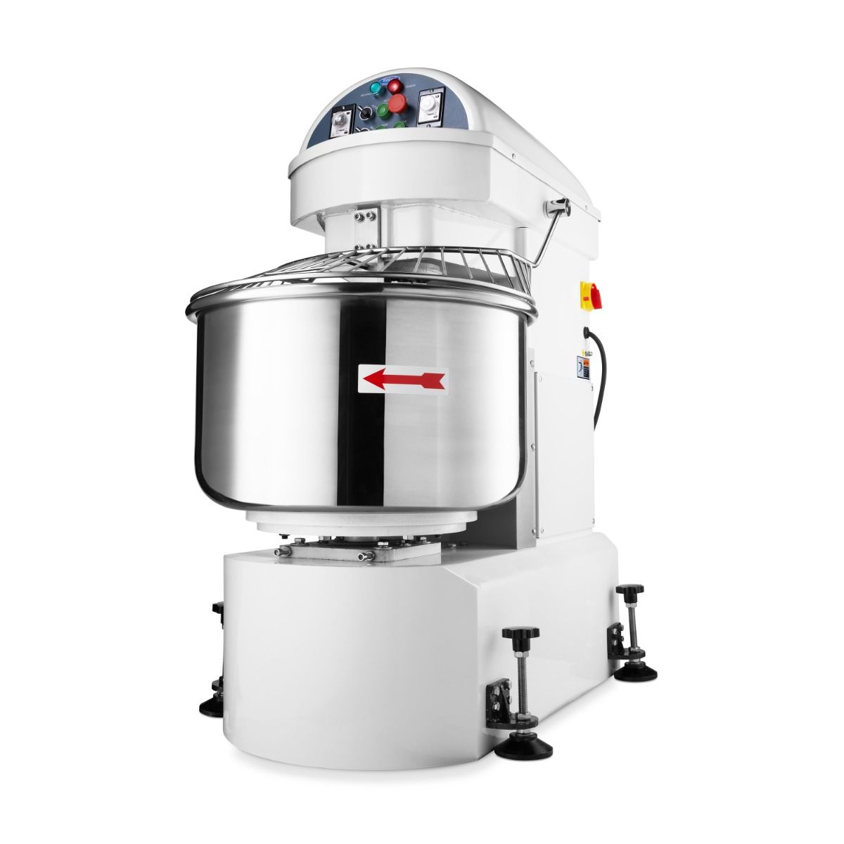 Pétrin à spirale / pétrin à pâte - 100 L - 64 kg de pâte - 2 vitesses - 400V – Maxima 09361100