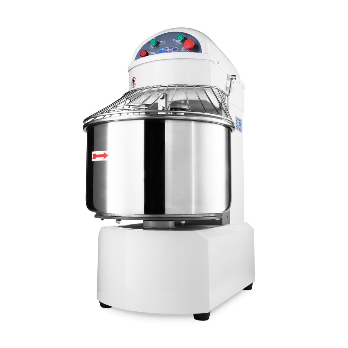 Pétrin à spirale / pétrin à pâte - 50 L - 32 kg de pâte - 2 vitesses – Maxima 09361050
