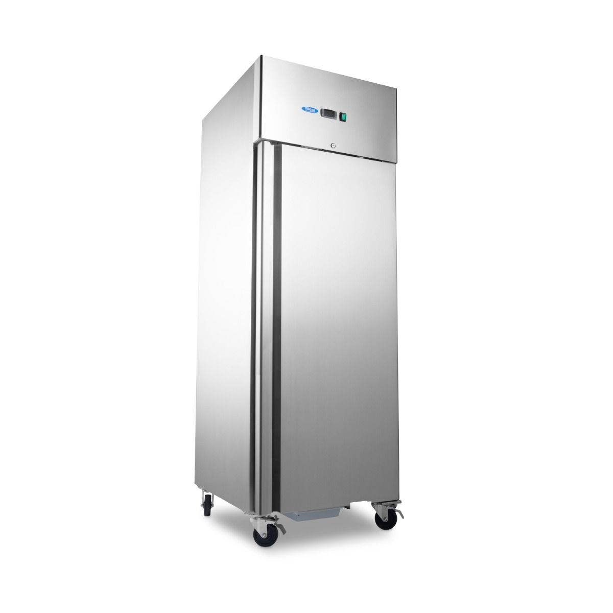 Réfrigérateur à poisson - 600 L - 7 conteneurs (60 x 40 cm) - sur roulettes - acier inoxydable – Maxima 09400002