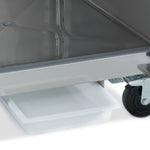 Réfrigérateur de boulangerie - 800 L - étagères réglables - convient à 60 x 40 cm - sur roues – Maxima 09400175